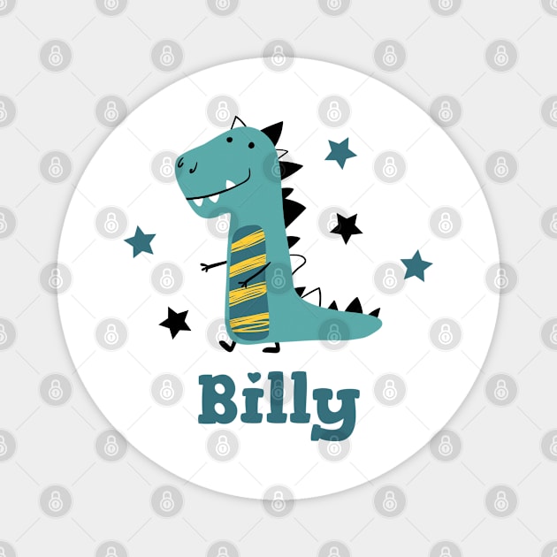 Billy Baby Kind Dino Magnet by LeonAd